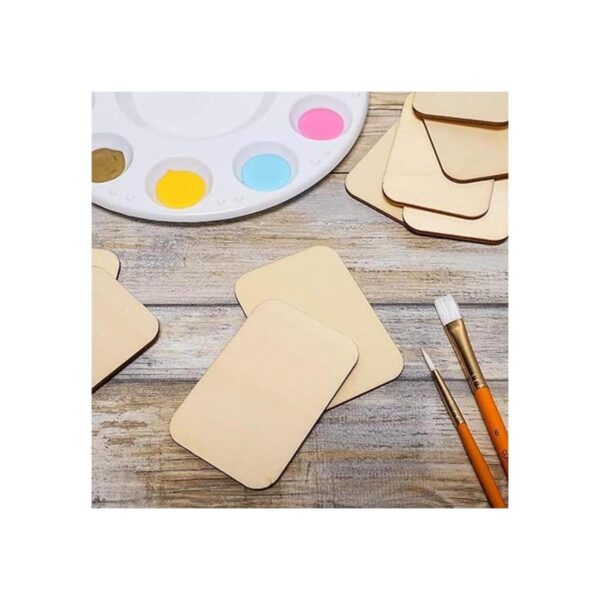 Bright Creations Rectángulos de madera sin terminar para