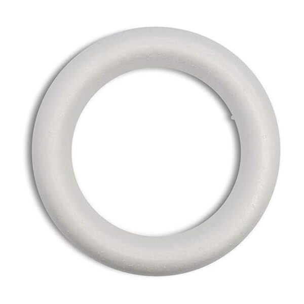 Anillos de corona de espuma blanca para arte y_5