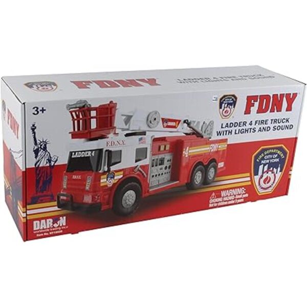 Daron FDNY 24 Camión de bomberos con luces y sonidos_2