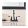 KINGO HOME Moderno grifo de baño de bronce aceitado de 2