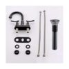 KINGO HOME Moderno grifo de baño de bronce aceitado de 2