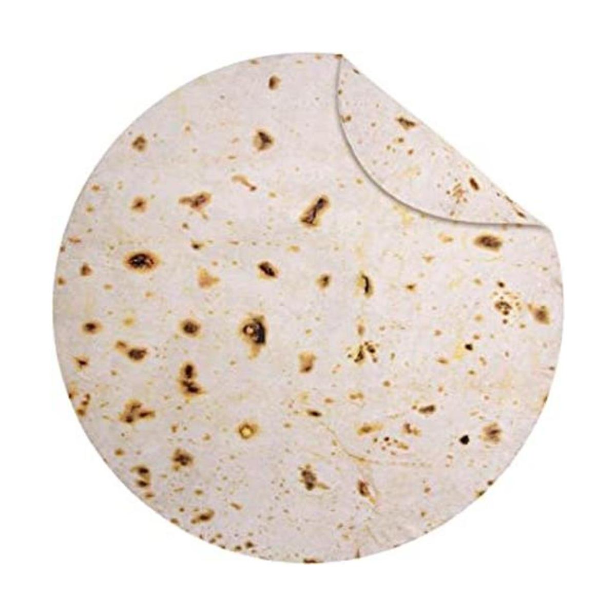 Jorbest Cobija de doble cara con estampado de tortilla