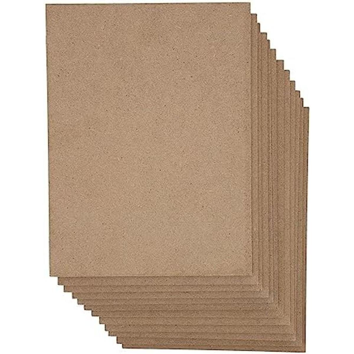 Hojas de madera aglomerada en blanco para manualidades y
