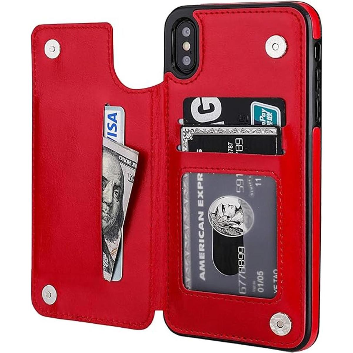 OT ONETOP Funda tipo cartera para iPhone Xs Max con