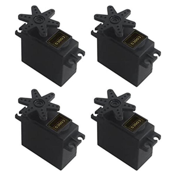 RGBZONE 4 unids S3003 servo motor estándar RC servo de
