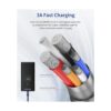 JSAUX Cable USB C paquete de 4 unidades 10 pies6.6_3