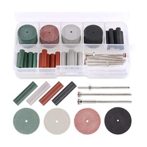 Swpeet Kit de 46 ruedas de pulido 40 piezas de 4 colores