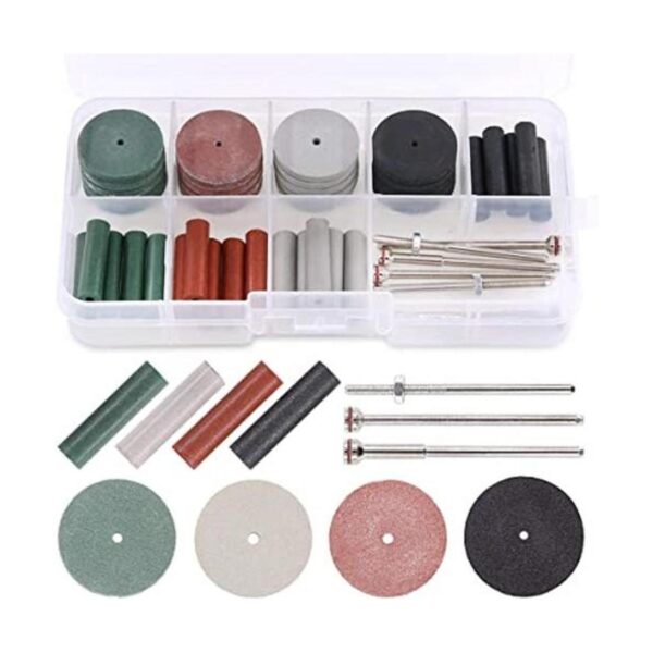 Swpeet Kit de 46 ruedas de pulido 40 piezas de 4 colores