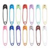 Craftdady 100 pines de seguridad de hierro de colores_1