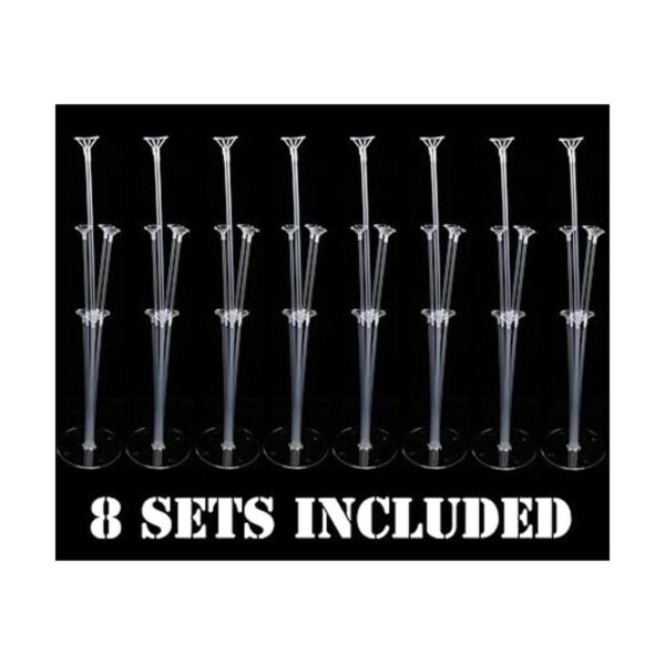 JOLLYSTYLE Juego de 8 soportes para globos con 56 palos_2