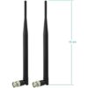 Bingfu Antena receptora de micrófono inalámbrico UHF 400_4
