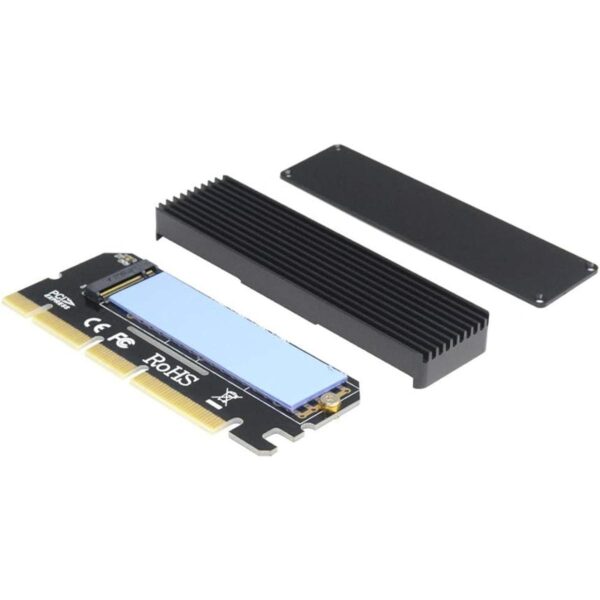 GODSHARK NVME Adaptador PCIe x16 con disipador de calor_4