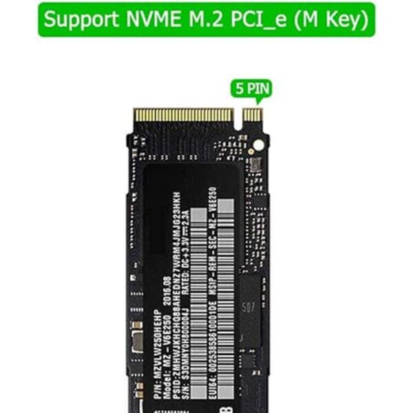 GODSHARK NVME Adaptador PCIe x16 con disipador de calor_2