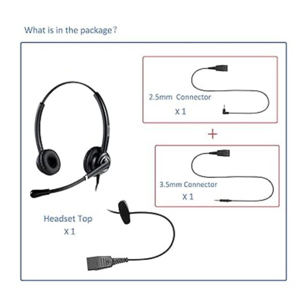 Auriculares de 0.098 in con micrófono de cancelación de_6