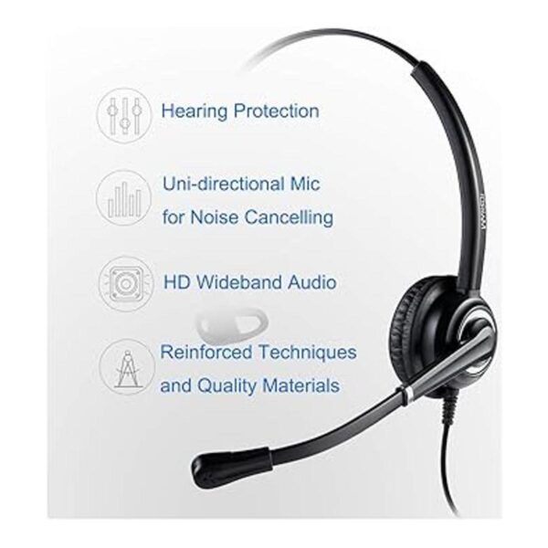 Auriculares de 0.098 in con micrófono de cancelación de_5