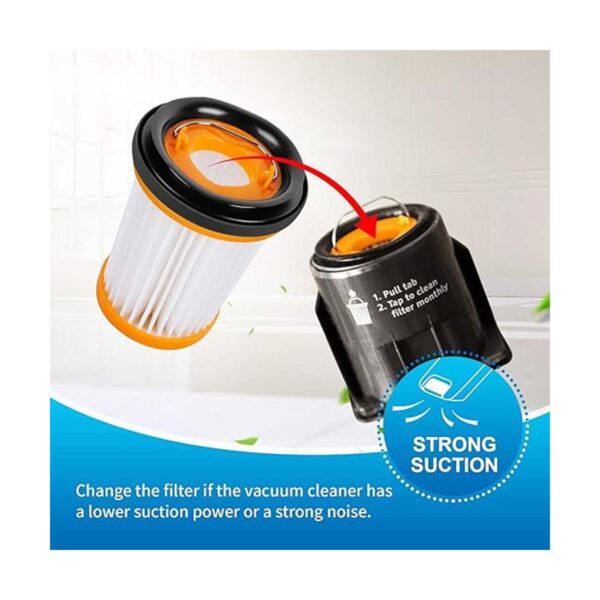 KEEPOW Filtro de vacío de tela compatible con Shark WV201_3