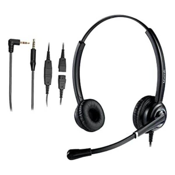 Auriculares de 0.098 in con micrófono de cancelación de_1