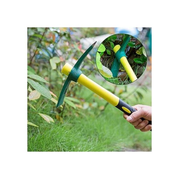 KINJOEK Pick Mattock Hoe hacha forjada para jardín con
