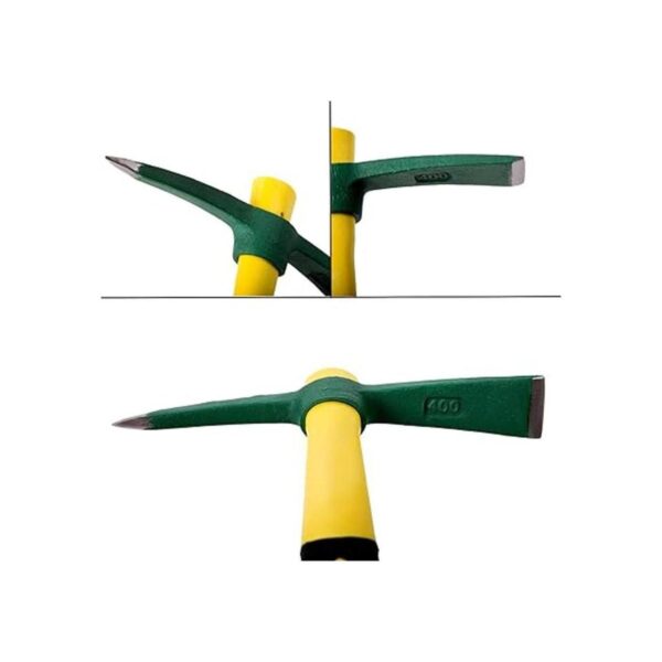 KINJOEK Pick Mattock Hoe hacha forjada para jardín con