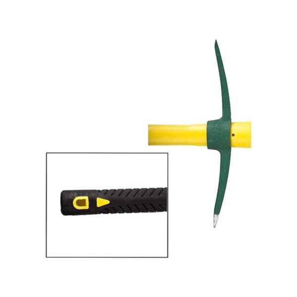 KINJOEK Pick Mattock Hoe hacha forjada para jardín con