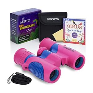 Binoculares para niños binoculares reales en rosa y azul_1