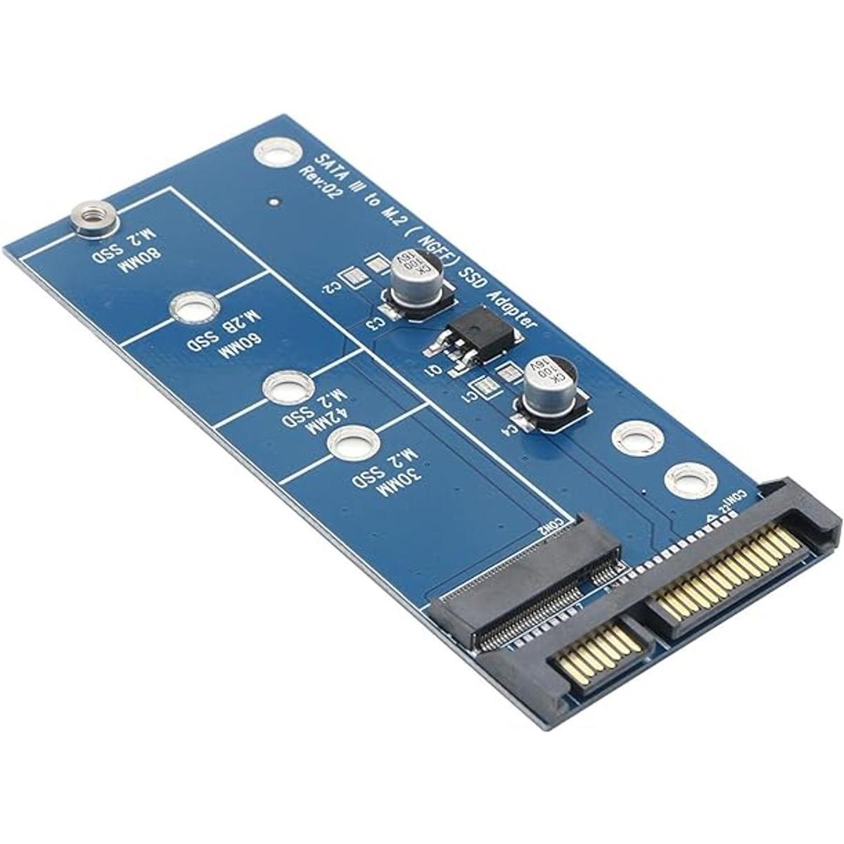 JIUWU Adaptador M.2 NGFF SSD a AD905A SATA III 3 con