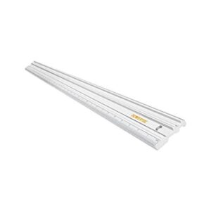 POWERTEC 71332 Borde recto de aluminio anodizado de 38
