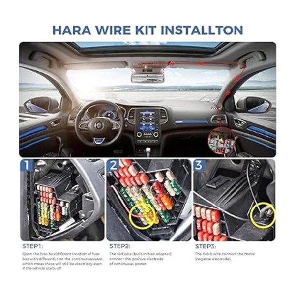 Dash Cam Hardwire Kit para Garmin 0101253003 Cable de_5