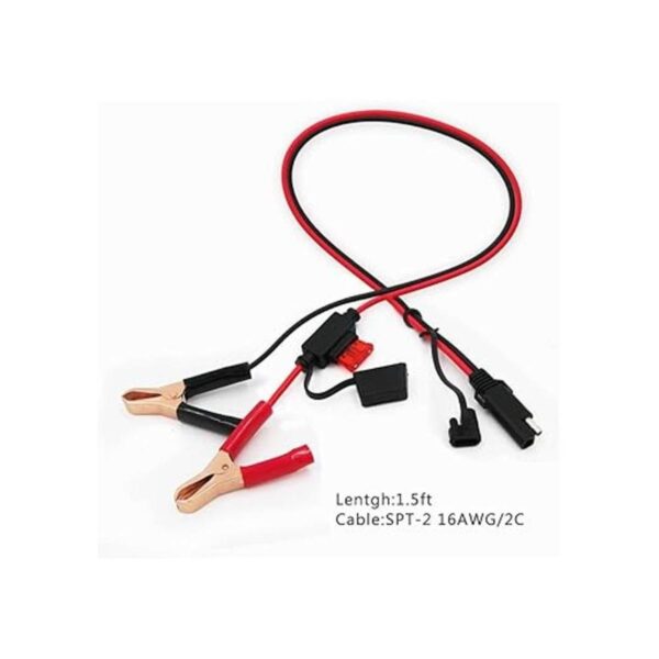 KUNCAN Cable SAE de 2 pines SAE a batería con pinza de_2