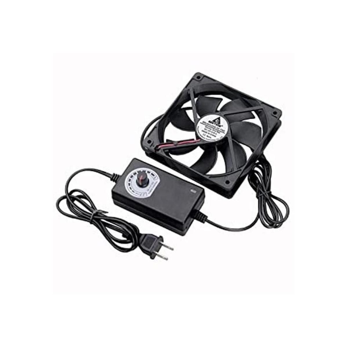 GDSTIME 4.724 in AC 110V 220V DC 12V Ventilador alimentado