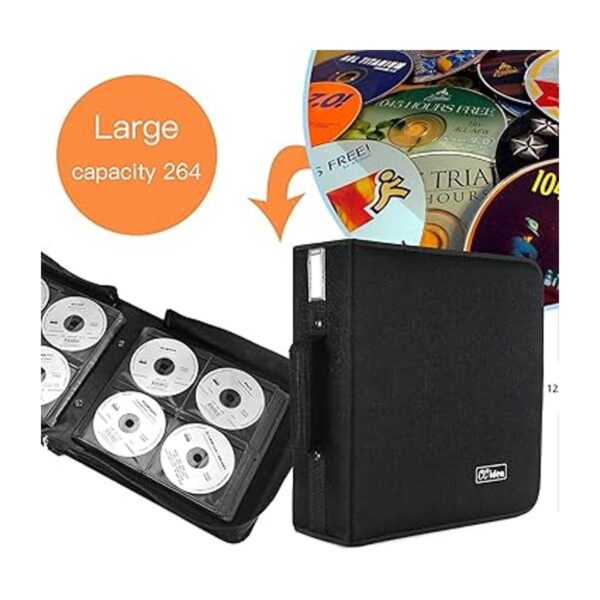 CCidea Estuche de CD para DVD carpeta multimedia cartera_2
