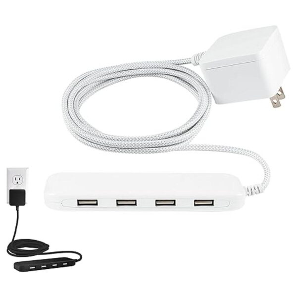 UltraPro GE 4 Port USB Charging Station 6 Ft Braided_1