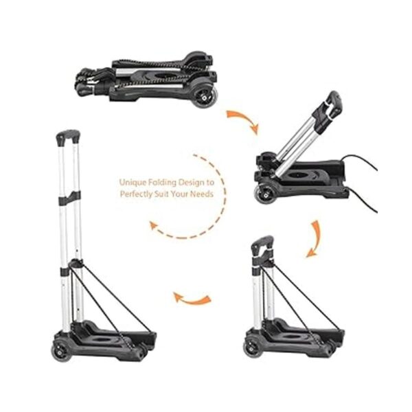 Hivexagon Carrito de equipaje plegable de 88 libras_4
