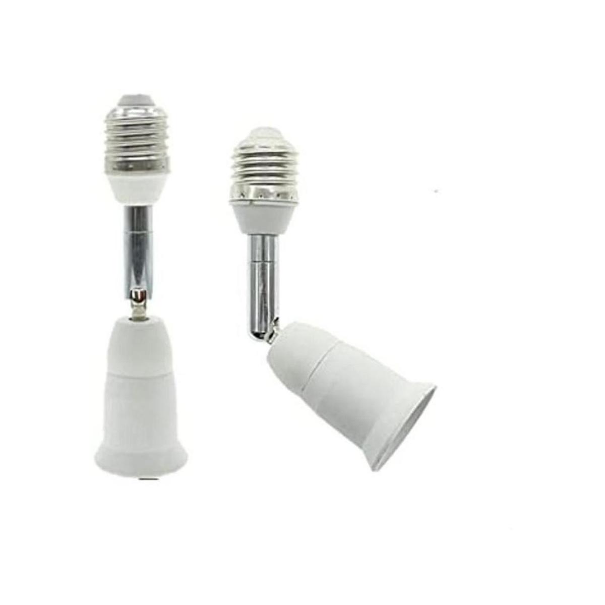 Aukora E26 E27 Extensor de enchufe de bombilla base