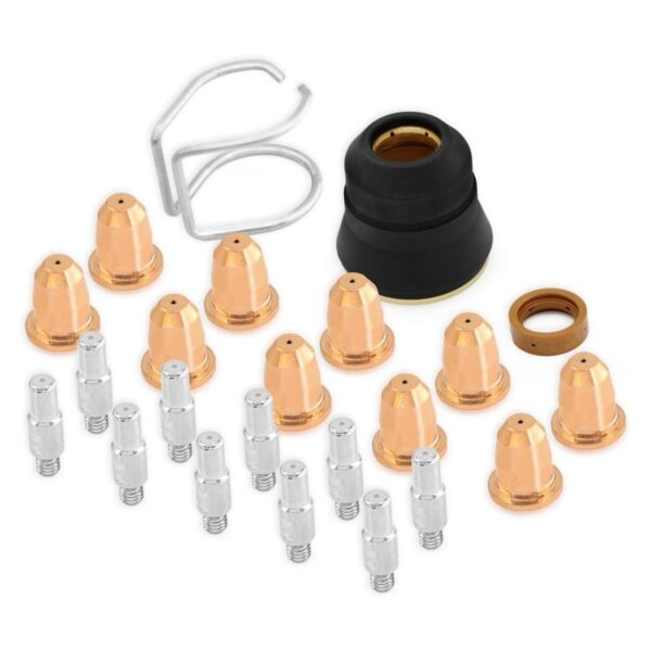RX WELD 23pcs Plasma Cutter Linterna S25 S45 Kit de_1