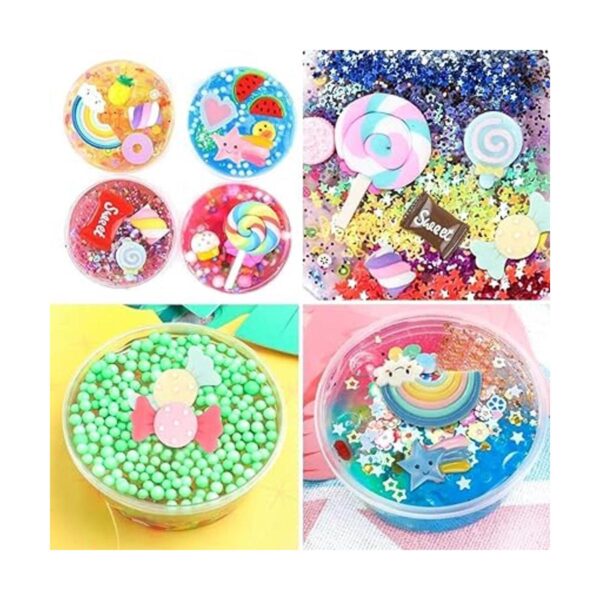 Holicolor 120 dijes de slime de resina falsos de caramelo