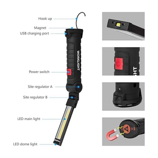 Lmaytech Linternas LED paquete de 2 luces de trabajo_4