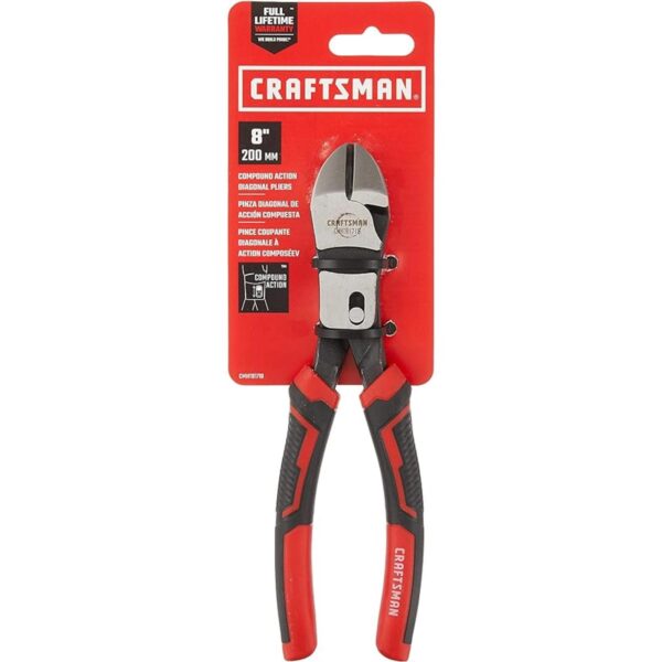 CRAFTSMAN Alicates de corte diagonal acción compuesta de_4