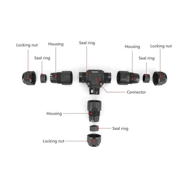 GXILEE Conectores eléctricos impermeables IP68 conector