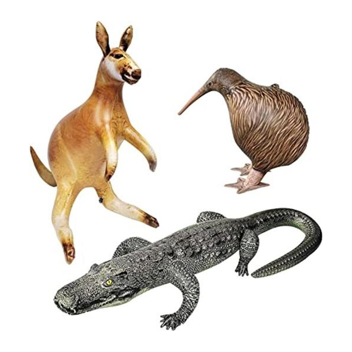 Jet Creations Paquete de 3 canguros inflables Kiwi Gator
