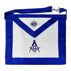 Master Mason Delantal Masonic con brújula cuadrada con_1
