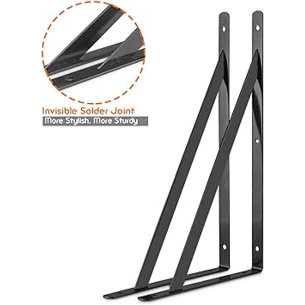 STARVAST Paquete de 4 soportes de estante resistentes de