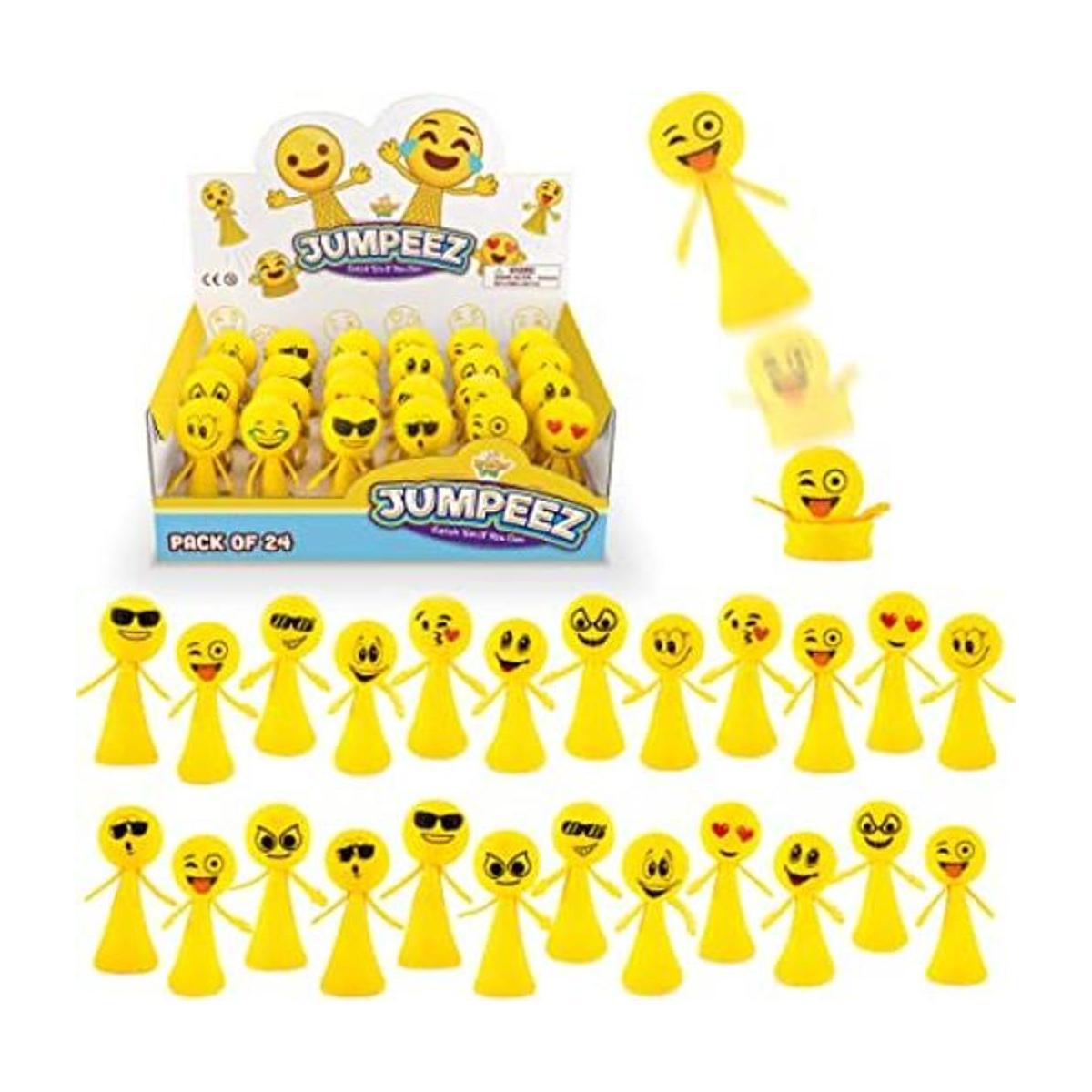Juguetes de lanzadores de primavera Jumping Smile Popper