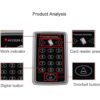 HFeng Teclado de control de acceso independiente con