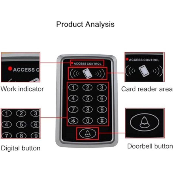HFeng Teclado de control de acceso independiente con