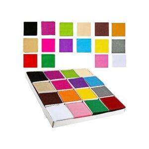 Exquiss 6400 piezas cuadradas de papel de seda de 2_1