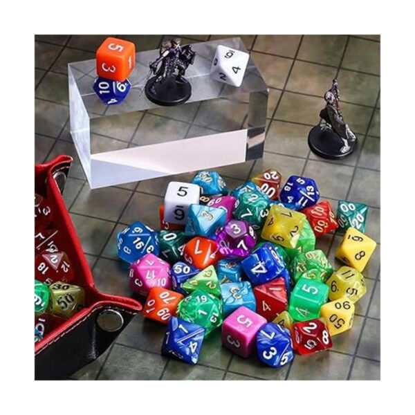 Juego de dados DND QMAY Dados poliédricos de 15 x 7 105_4
