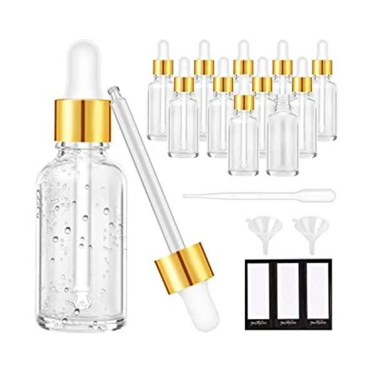 PrettyCare Botella cuentagotas de ojos de 2 onzas paquete