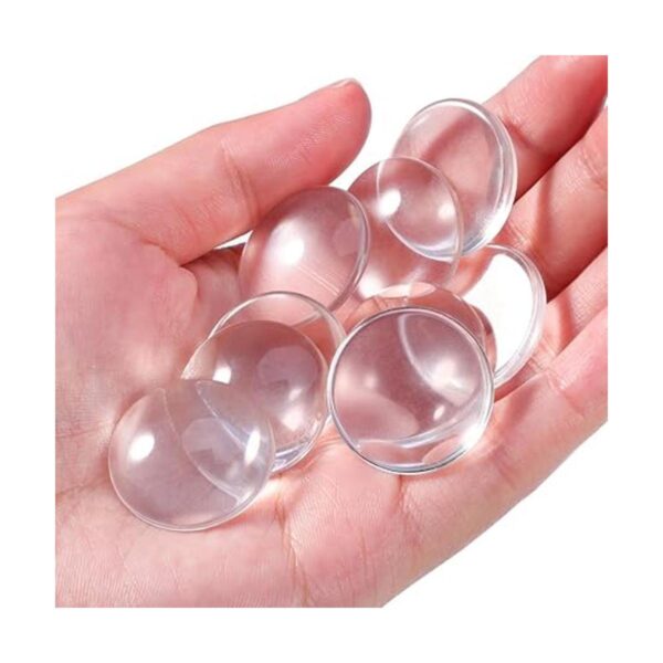 HAUTOCO Cabujones redondos de cristal transparente 120