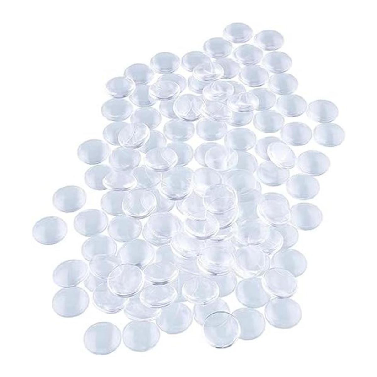 HAUTOCO Cabujones redondos de cristal transparente 120